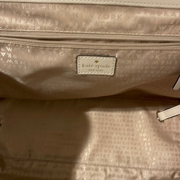 Kate Spade Laurel Magnolia Park Cream Satchel Crossbody Detachable Strap - Picture 15 of 16
